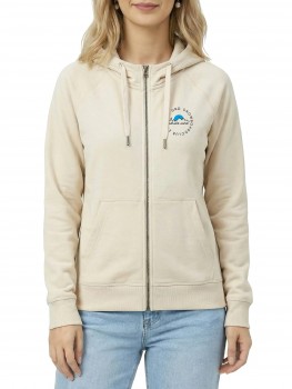 WMS&S CLUB ZIP-HOODIE DAMEN BEIGE