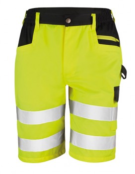 RESULT SAFE GUARD SAFETY CARGO SHORTS HOSEN neon-gelb
