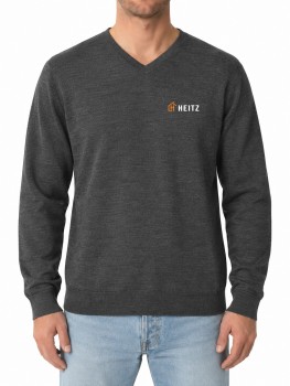 HEITZ BAU STRICKPULLOVER HERREN