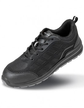 ALL BLACK SAFETY TRAINER | yam yam world