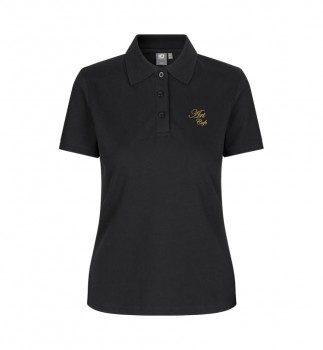 ART CAFE POLO SHIRT DAMEN GOLD | yam yam world