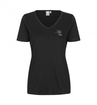 ART CAFE T-SHIRT DAMEN SILBER | yam yam world