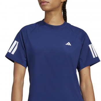 Adidas 3-STREIFEN TENNIS CLIMACOOL T-SHIRT TRIKOT blau