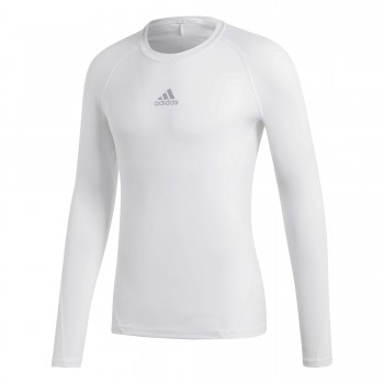 Adidas TECHFIT LONG SLEEVE TOP - CLIMAWARM LONGSLEEVE weiss