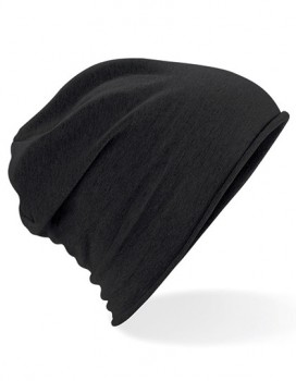 BEECHFIELD JERSEY BEANIE M�TZEN-BEANIES schwarz