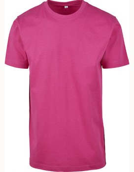BUILD YOUR BRAND T-SHIRT ROUND NECK T-SHIRTS pink