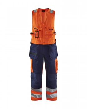 Blakl�der 2653 HI-VIS OVERALLS orange | yam yam world