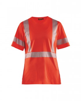 Blakl�der 3336 Hi-Vis Shirts neon-rot | yam yam world