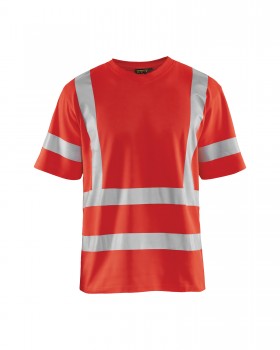 Blakl�der 3380 Hi-Vis Shirts neon-rot | yam yam world