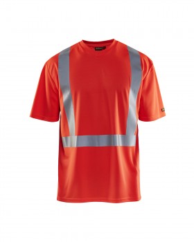 Blakl�der 3382 Hi-Vis Shirts neon-rot | yam yam world