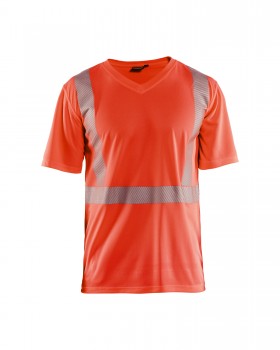 Blakl�der 3386 Hi-Vis Shirts neon-rot | yam yam world
