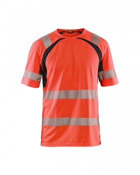 Blakl�der 3397 Hi-Vis Shirts neon-rot | yam yam world