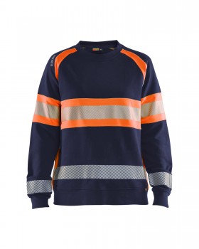 Blakl�der 3409 Hi-Vis Sweatshirts blau | yam yam world
