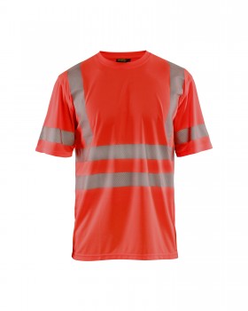 Blakl�der 3420 Hi-Vis Shirts neon-rot | yam yam world