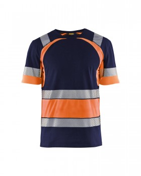 Blakl�der 3421 Hi-Vis Shirts navy | yam yam world