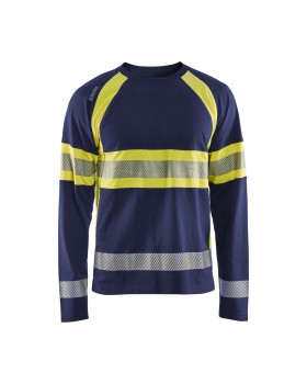 Blakl�der 3510 Hi-Vis Sweatshirts blau | yam yam world