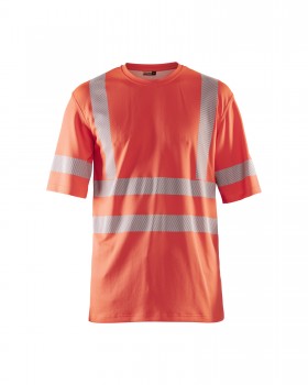 Blakl�der 3522 Hi-Vis Shirts neon-rot | yam yam world