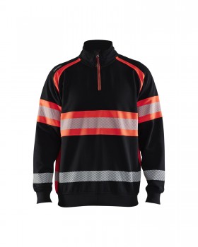 Blakl�der 3553 Hi-Vis Sweatshirts schwarz | yam yam world