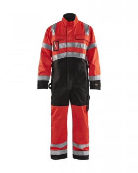 Blakl�der 6373 HI-VIS OVERALLS neon-rot | yam yam world