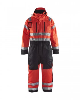 Blakl�der 6763 HI-VIS OVERALLS neon-rot | yam yam world