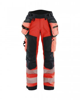 Blakl�der 7118 Hi-Vis Hosen neon-rot | yam yam world