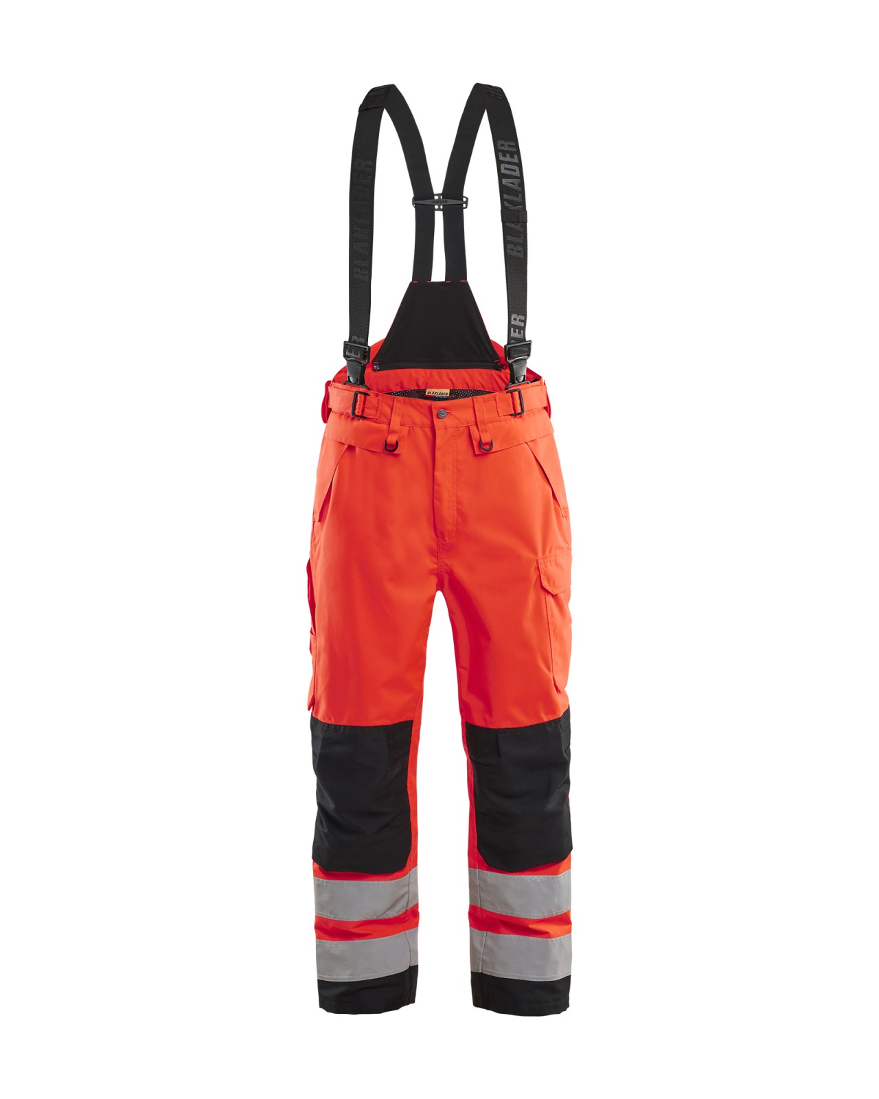 Blakl�der 1867 Latzhosen neon-rot