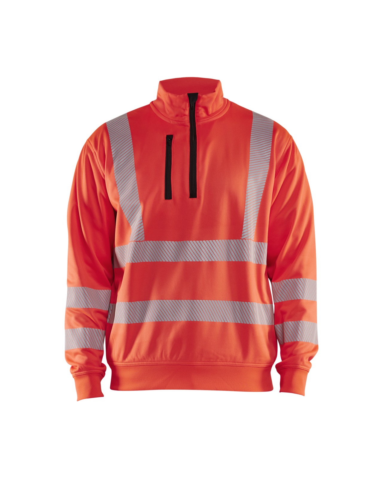 Blakl�der 3564 Hi-Vis Sweatshirts neon-rot