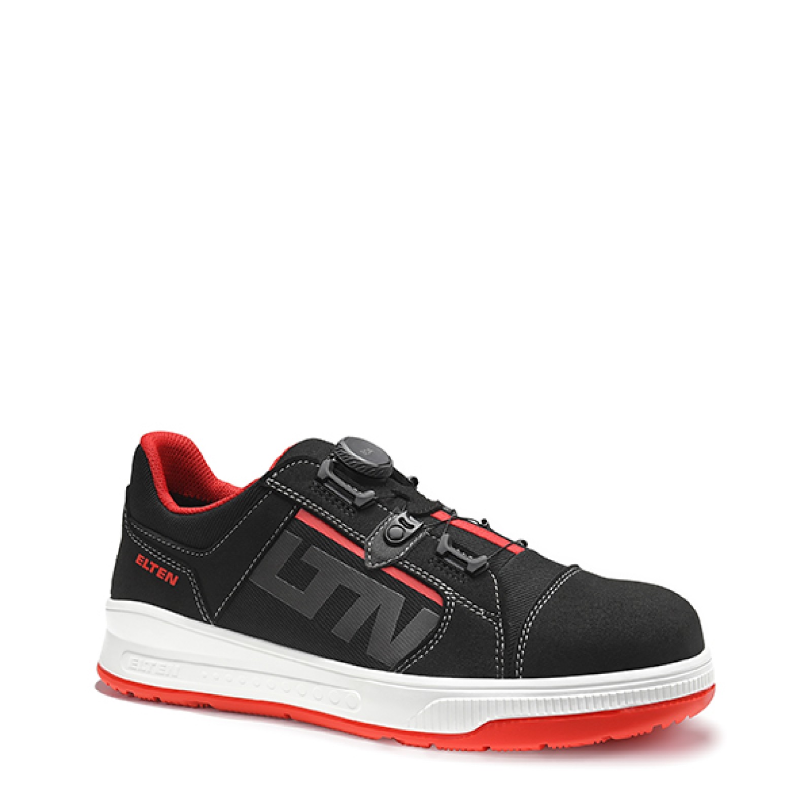 ELTEN ISAAK XXST BOA� BLACK-RED LOW SICHERHEITSHALBSCHUH diverse
