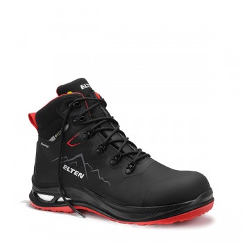 ELTEN NOLAN XXG GTX BLACK-RED MID ES SICHERHEITSSCHN�RSTIEFEL�