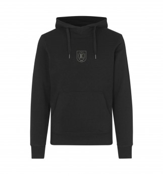 EUTINGEN BLACK-SILVER HOODIE II | yam yam world