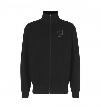EUTINGEN BLACK-SILVER SWEATJACKE | yam yam world