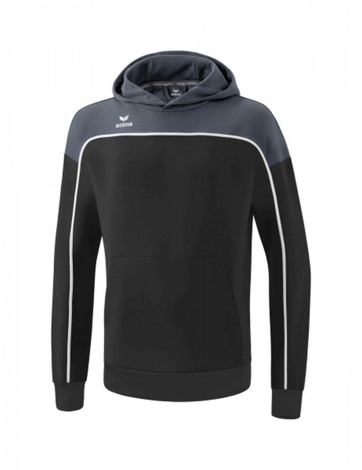 Erima 1072304 KAPUZENSWEAT schwarz