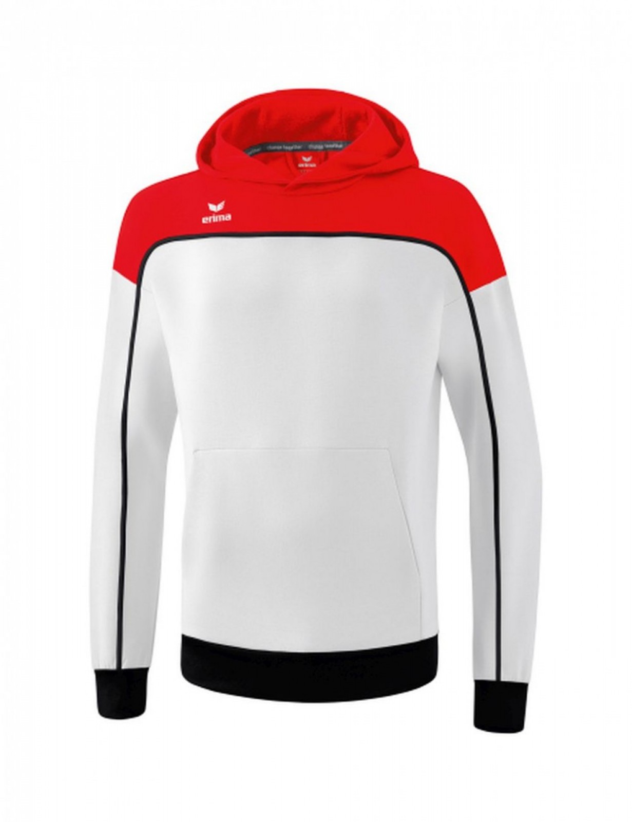 Erima 1072306 KAPUZENSWEAT weiss