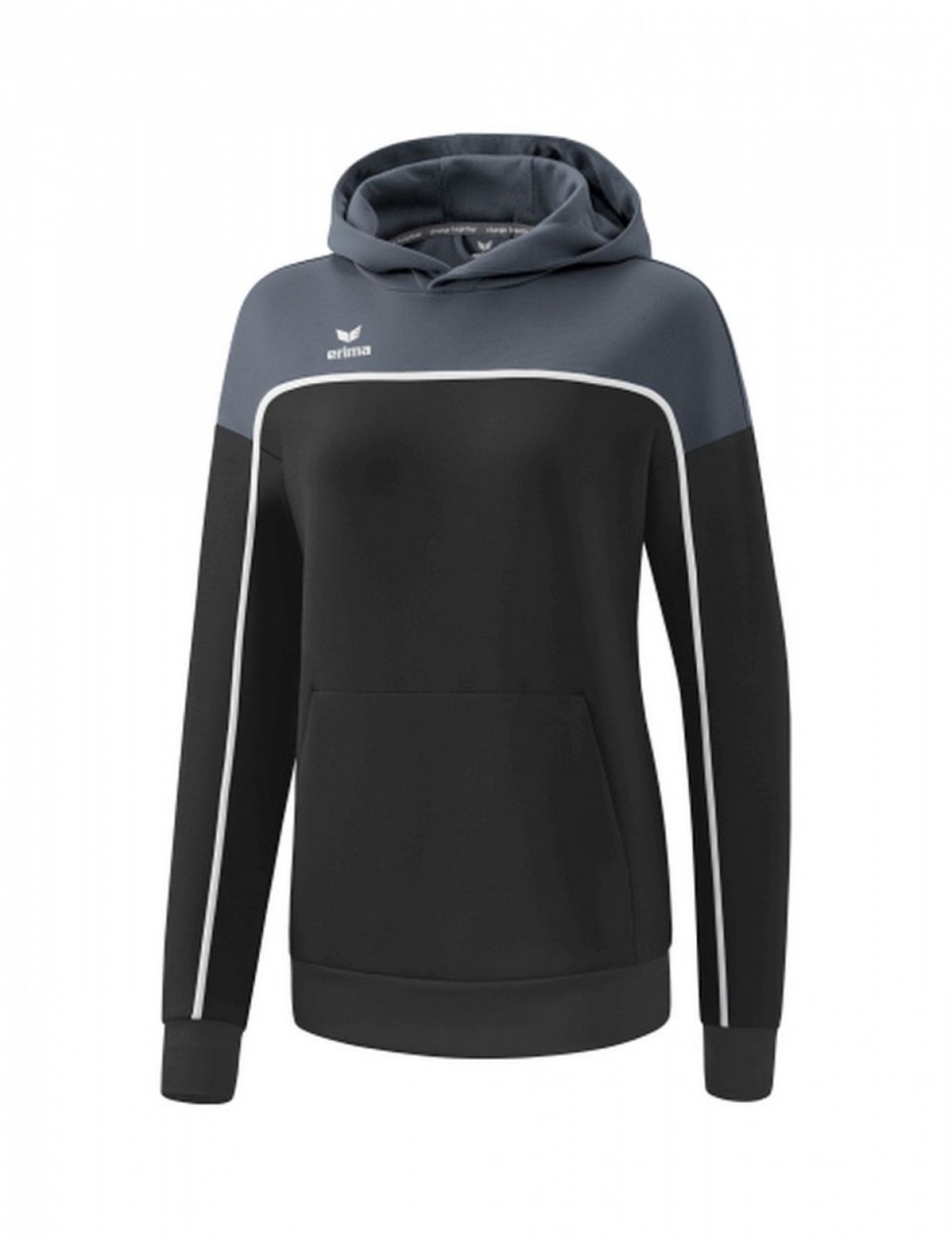Erima 1072313 KAPUZENSWEAT schwarz