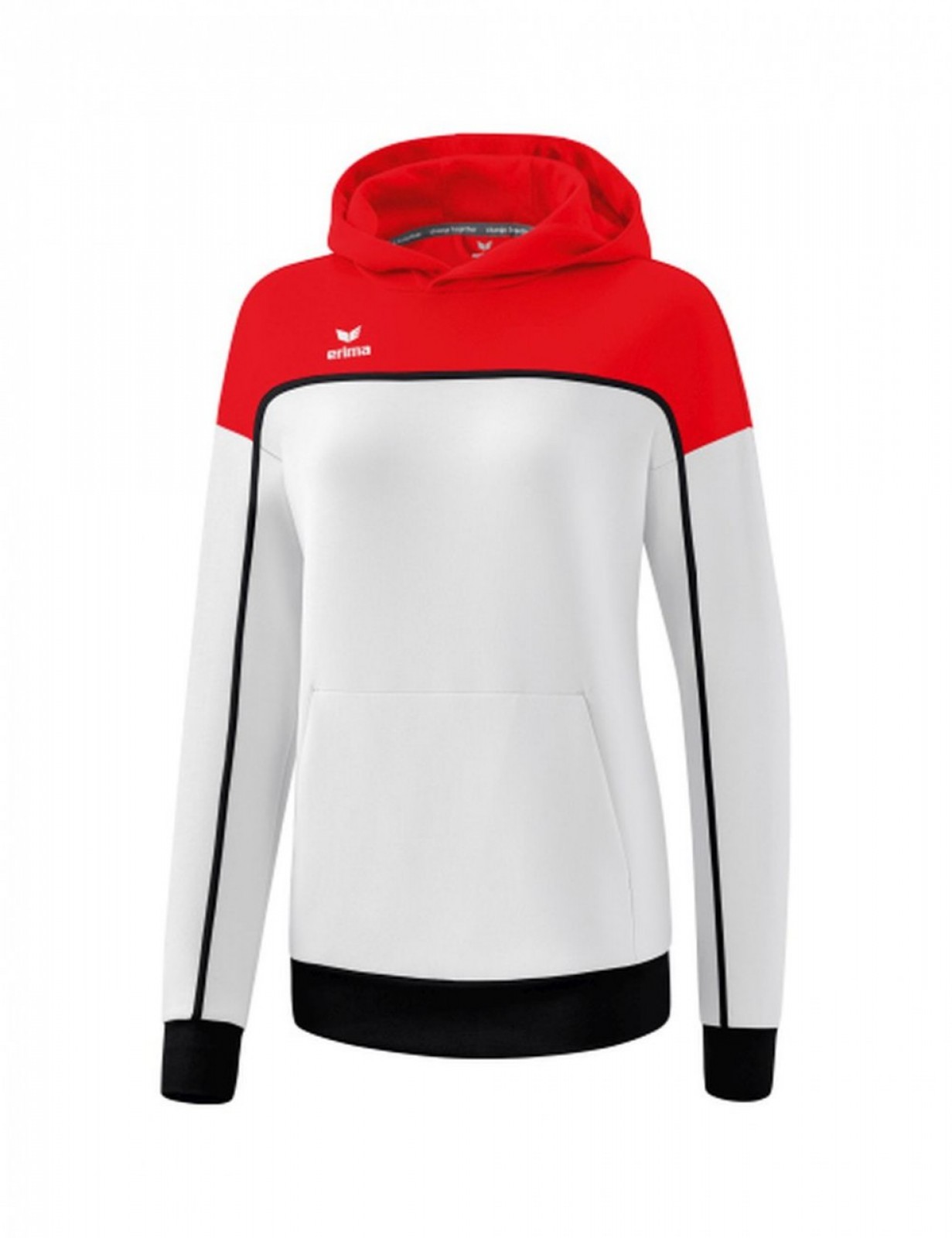 Erima 1072315 KAPUZENSWEAT weiss