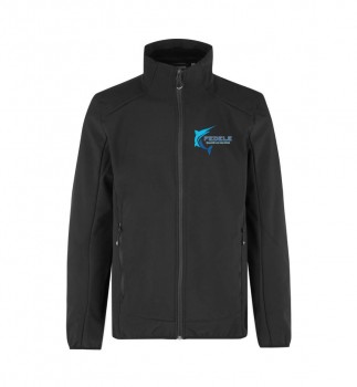 FEDELE FISCH SOFT-SHELL JACKE SCHWARZ | yam yam world