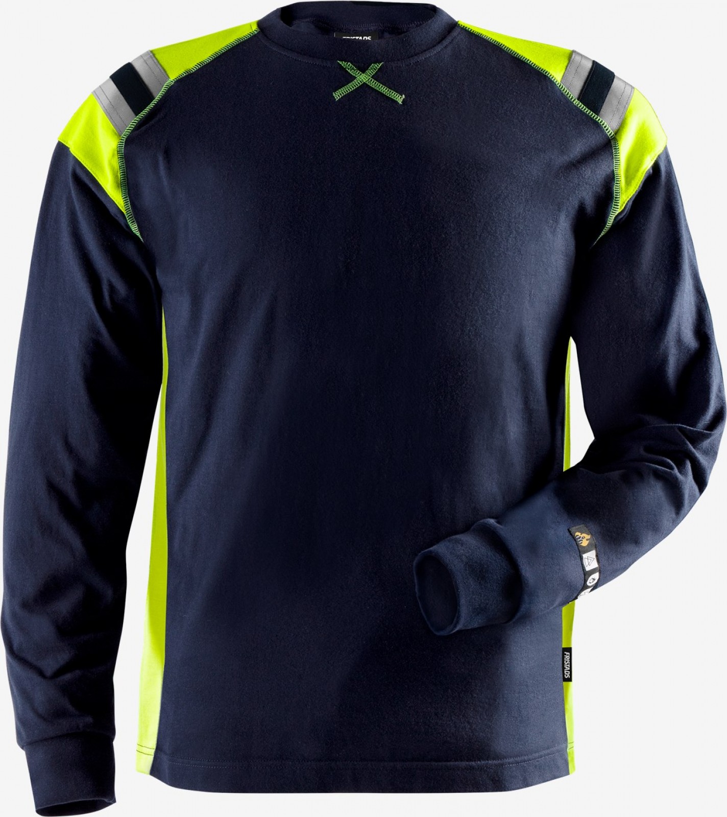 FRISTADS FLAMESTAT T-SHIRT LANGARM MULTINORM PLUS SHIRTS blau