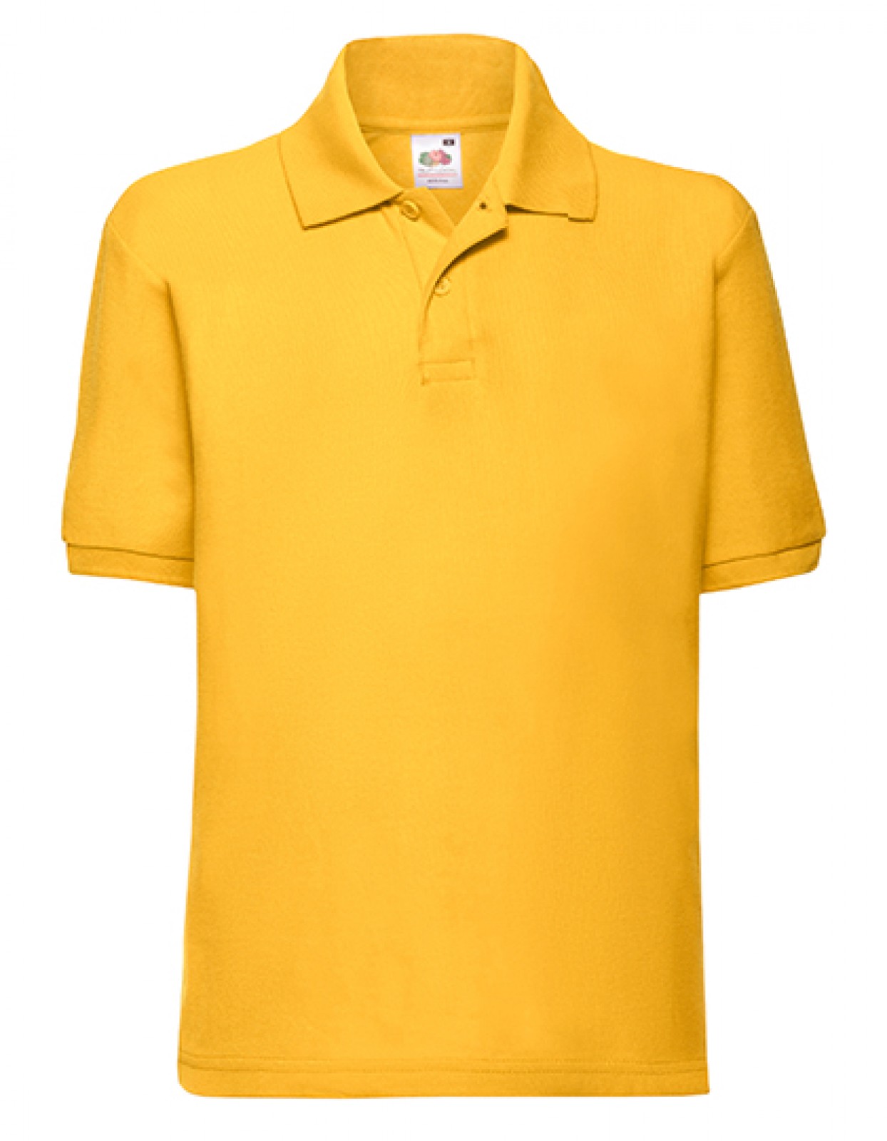 FRUIT OF THE LOOM F502K POLOS gelb