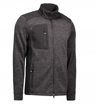 HLK PREMIUM STRICKFLEECE JACKE | yam yam world