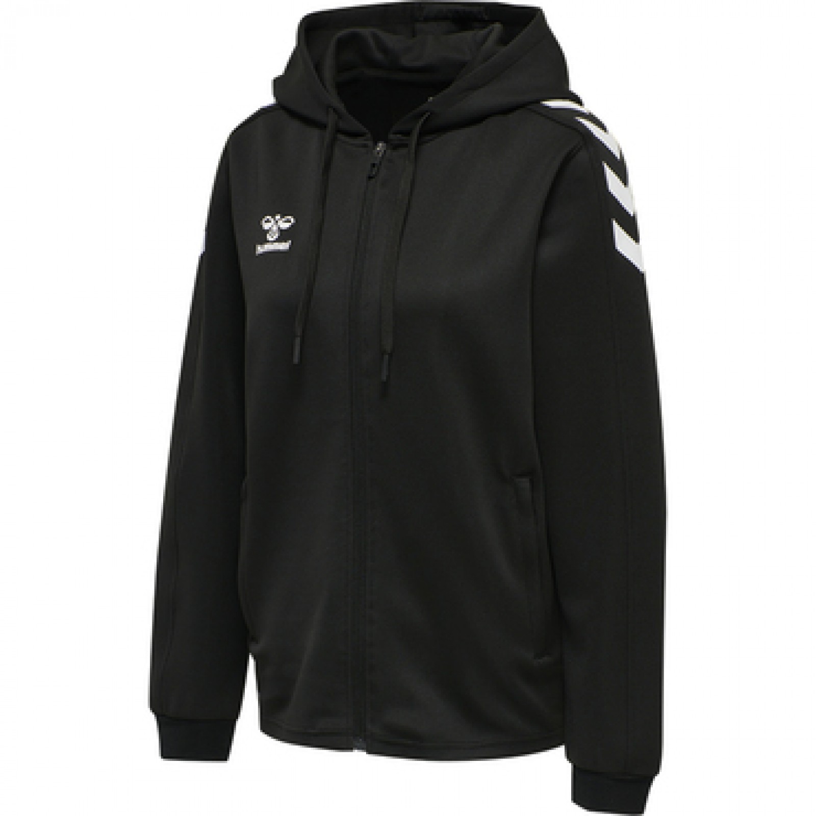HUMMEL HMLCORE XK POLY ZIP HOOD SWEAT DAMEN SWEAT ZIP-HOODIE schwarz