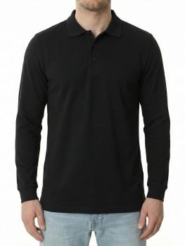ID IDENTITY 0544 Poloshirts schwarz | yam yam world