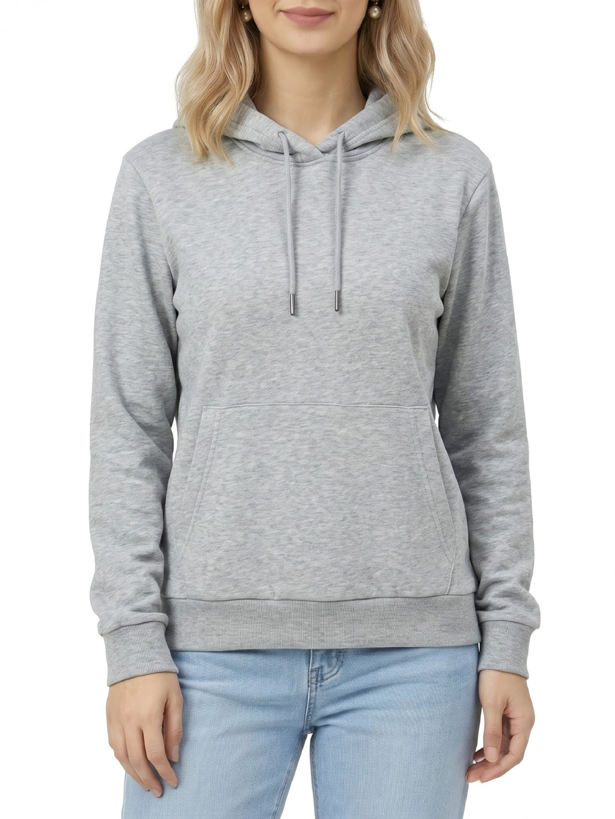 ID IDENTITY 6011 Kapuzensweatshirt grau