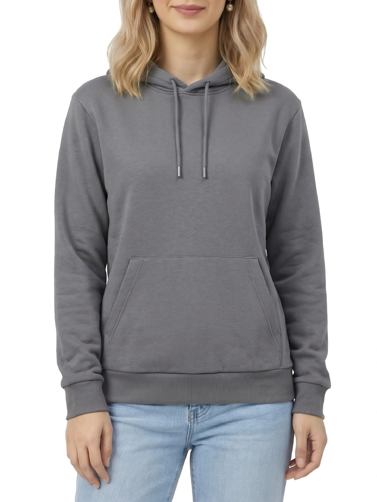 ID IDENTITY 6011 Kapuzensweatshirt grau