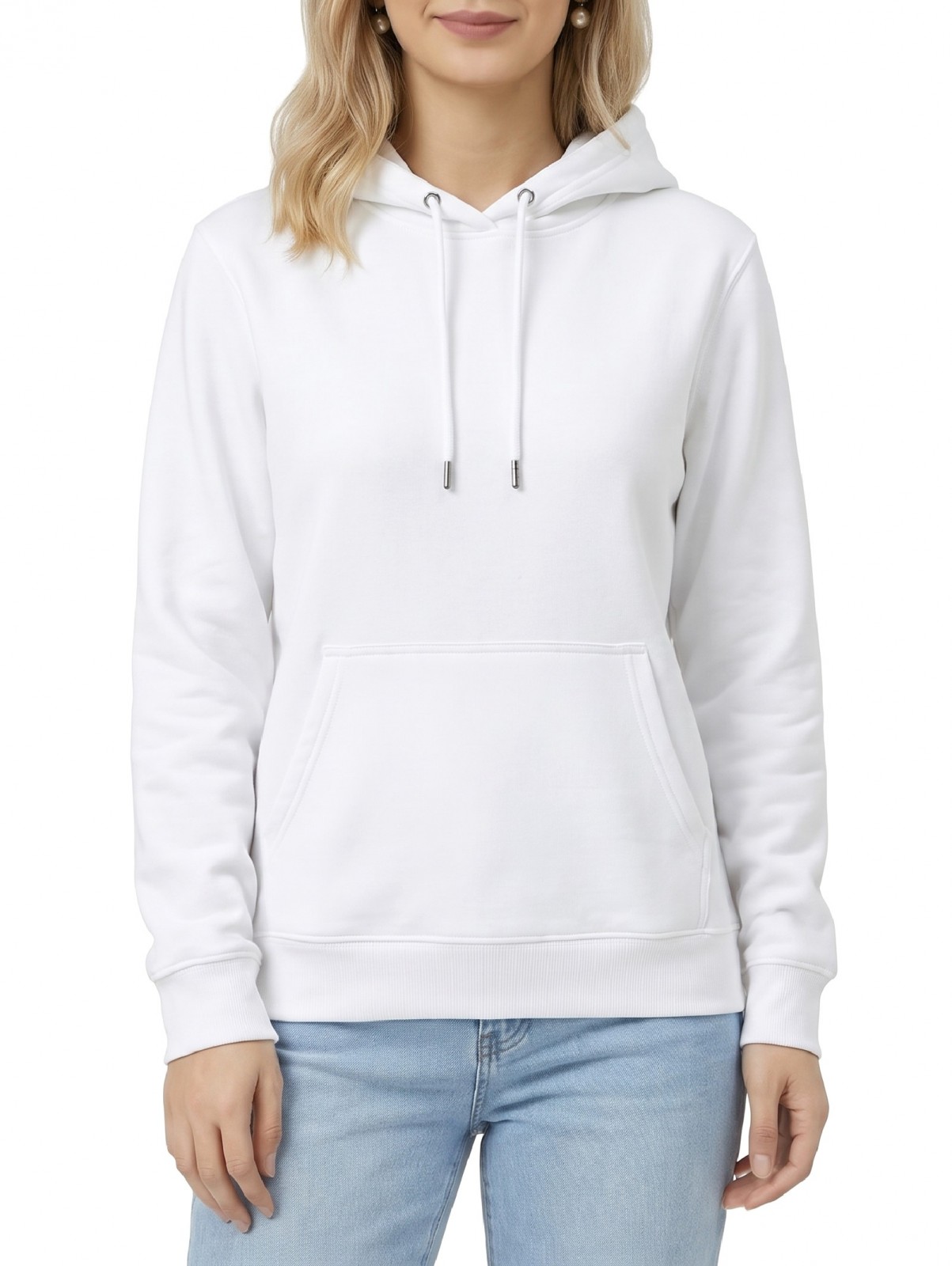 ID IDENTITY 6011 Kapuzensweatshirt weiss