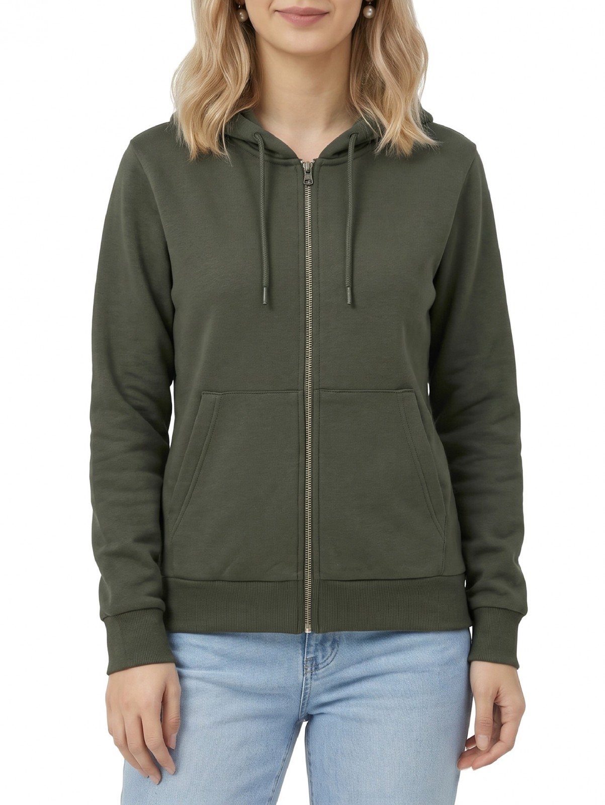 ID IDENTITY 6013 Sweatjacken gr�n