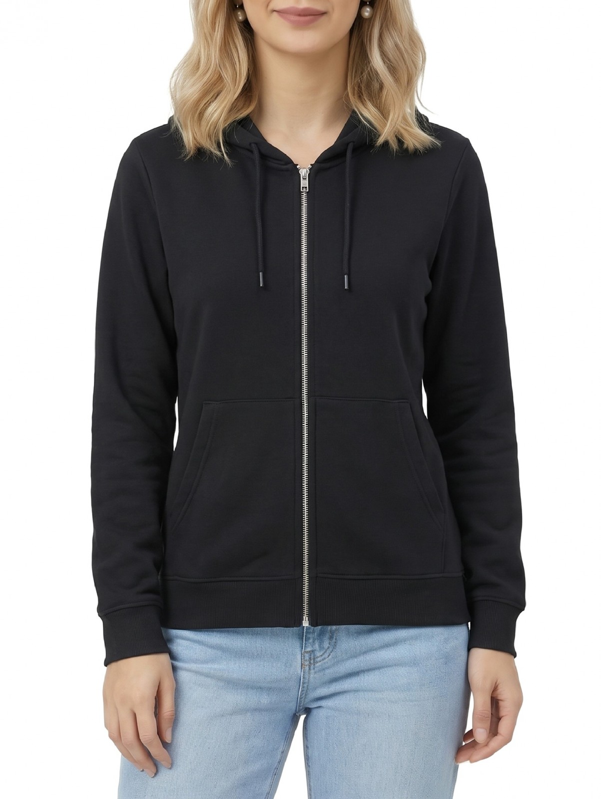 ID IDENTITY 6013 Sweatjacken schwarz