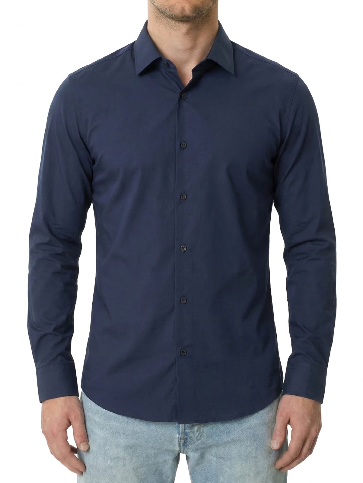 ID IDENTITY S51 Hemden blau