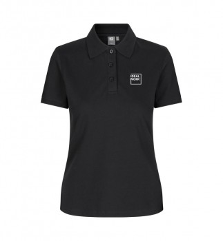 IDEAL WORK POLO DAMEN BLACK | yam yam world