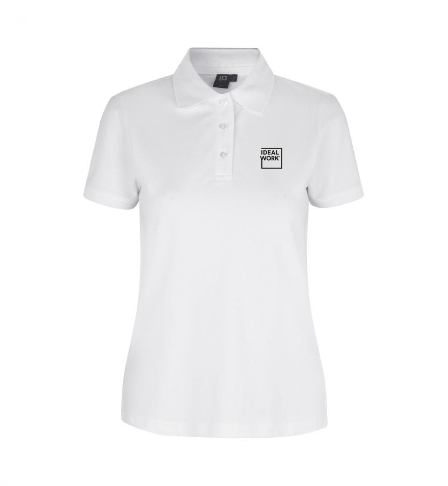 IDEAL WORK POLO DAMEN WHITE