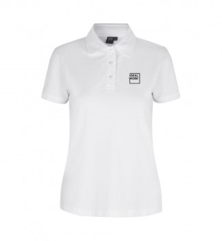 IDEAL WORK POLO DAMEN WHITE | yam yam world
